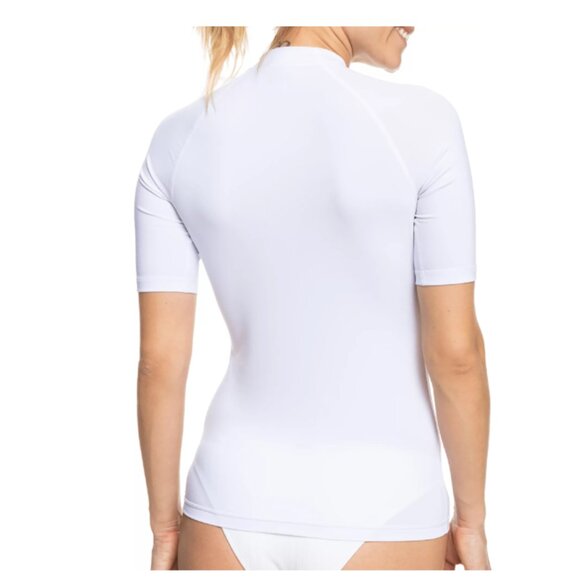 Roxy Women's Whole Hearted Short Sleeve Rashguard - L - NWT - Picture 3 of 4